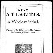 Picture Of New Atlantis  By Bacon 1628